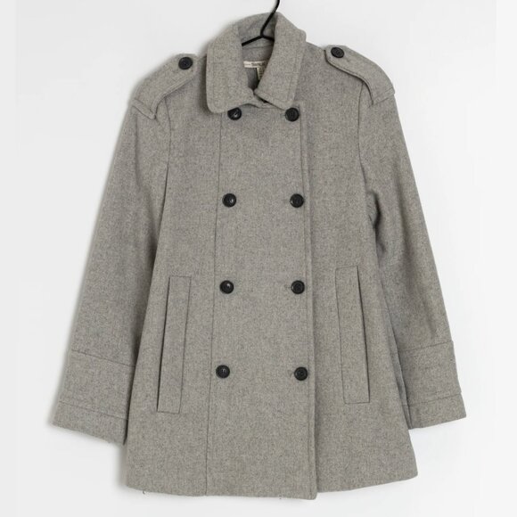 Zara Jackets & Blazers - Zara Double-Breasted Wool Swing Coat